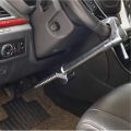 Pedal Lock Anti Theft Double Hook Clutch Brake Lock Steering Wheel Locks for Cars (Chrome Body). 