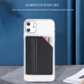 Wallet Self Adhesive Slim Card Sleeve for Smartphones Phone Card Holder And Mobile Stand. 