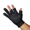 ABU Garcia Gloves Fishing Gloves Three Fingers Cut Lure Anti-Slip Leather Gloves Outdoor Sports Cycling Fingerless Gloves 1pair. 