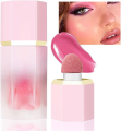 Liquid Blush Stick Velvet Cream Blush Face Makeup, Matte Soft Liquid Blusher for Cheek & Lips, Long-lasting and Waterproof Blush. 