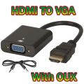 HDMI To VGA Converter With Sound. 