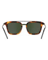 Dolce & Gabbana Square Acetate Camel Havana Frame Green Lenses-DG4327-623/71-20. 