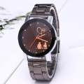 Pack Of 2 - Stainless Steel Analog Couple Watches. 