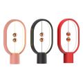 USB Rechargeable Hengpro Balance LED Table Lamp Ellipse Magnetic Mid-Air Switch Eye-Care Night Light Touch Control. 