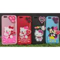 Oppo F3 Girls back cover_Hello Kitty cover_Girls Fancy soft case_Key chain kitty cover_Oppo F3  Back cover. 