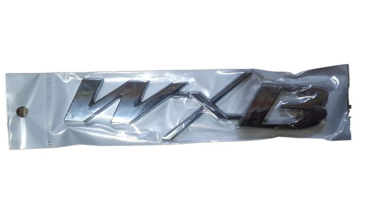 WXB Chrome logo for Toyota Fielder Car Cars back trunk logo Premium Quality Chrome Material