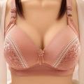New Style Random Color Women Lace Push Up Cotton Double padded bra for women and girls. 