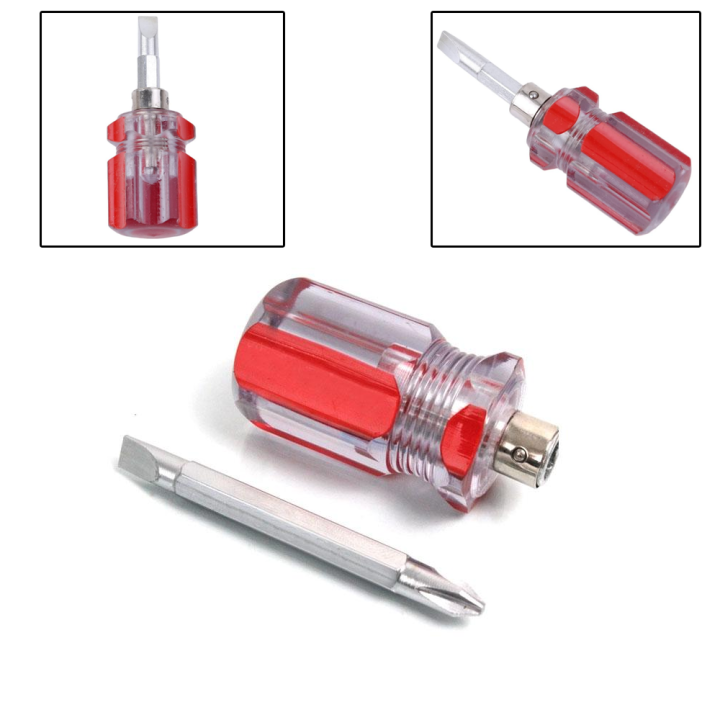 Mini%202%20Way%20Interchangeable%20Screw%20Driver%2038mm%202%20in%201%20Compact%20Stubby%20Size%20Screwdriver%20Flat%20Slotted%20Phillips%20Head%20Pemutar%20-%20Image%205