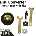 5 pieces/set desi Electric Drill Conversion Angle Grinder with metal cutting disk Connecting Rod for Metal Handle Holder Adapter Cutting Disc Polishing Wheel Electric drill accessories drill converter drill convert into grander Drill extension rod Drill e. 