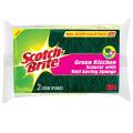 Scotch-Brite Heavy Duty Classic Nail Saver Scrub Sponge, Great for the Kitchen - Garage - Outdoors, General Purpose Cleaning, Food Safe, Non-Rusting. 2 units/pack. 