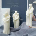 3D Abstract Human Body Candle Mold Silicone, Diy Life Series Molds For Candle Making, Aroma Soy Wax Handmade Soap Polymer Clay Plaster Epoxy Resin Moulds For Home Decor Gifts 3D DIY Silicone Candle Molds. 