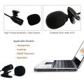 3.5mm Mini Microphone Mic Hands Free Clip For PC Laptop Loudspeaker High Sensitivty Anti-Interference. 