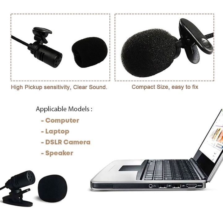 3.5mm%20Mini%20Microphone%20Mic%20Hands%20Free%20Clip%20For%20PC%20Laptop%20Loudspeaker%20High%20Sensitivty%20Anti-Interference%20-%20Image%204
