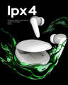 Audionic Airbud 725 Pro Quad Mic, ENC Wireless Earbuds, Gaming mode Low Latency TWS Earbud With 30 Hours Playtime, IPX4 Water Proof Wireless Earphones With Voice Assistance Bluetooth Ear buds And Headphones. 