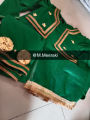 M.Meeraki/ Eid Collection/ Baby Girl Traditional Gota Dress. 