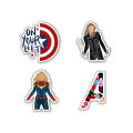 Marvel Hero Stickers for Kids/Teens fans, Waterproof DIY stickers for Decor, Laptop, Water Bottle, Car Cup, Computer, Guitar, Skateboard, Luggage and Bike Bumper etc. 