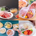 50 PCS Disposable Cling Film Cover Elastic Food Storage Covers Disposable Bowl Covers Dish Plate Covers Transparent Universal Food Cover Stretch Lids For Cookware Kitchen Seal Lid Preservation Vacuum Food Storage Dust Proof Plastic Fresh Covers. 