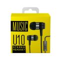NEW MUSIC U10 STEREO HEADSET. 