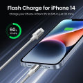 UGREEN USB C to Lightning MFI Apple Charging Cable Nylon Braided Fast Charger Data Sync Compatible for iPhone 15 14 Pro Max 13 Plus 12 11 Pro Max iPad Pro 10.5 /12.9. 