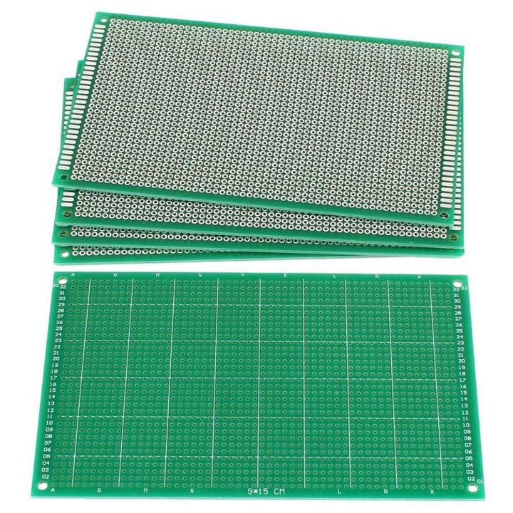 Veroboard 9cm x 15cm FR-4 Single Side Fiber Prototype Circuit Board