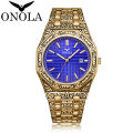 ONOLA brand fashionable business retro luxury, waterproof, quartz men's watch. 