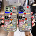 YIWESAN For Asus Zenfone 4 Max Plus ZC554KL Case Fashion Tide Brand Cool Pattern Thin Side Square Edge New Design Shockproof Frosted Transparent Hard Phone Cases Silicone Casing Full Cover Camera Protection Softcase Boy. 