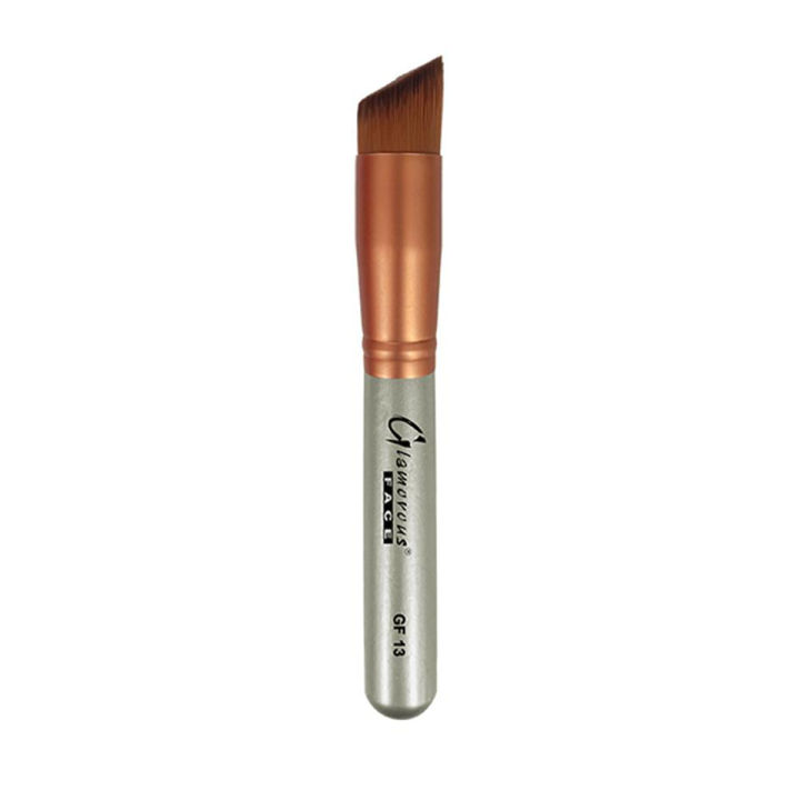 Glamorous Face Contouring For Bone And Hard Blending Cut Brush, Pro Flat Contour Brush Face Sculpting Makeup Brush GF-13