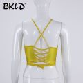 Summer Female Crop Tops Women Sleeveless Halter Top Pokemon Cartoon Pattern Lady Camis Vest Casual Tank Top Crop Top. 