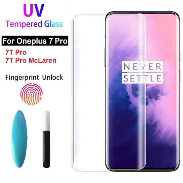 OnePlus%207T%20Pro%20UV%20Tempered%20Glass%20Screen%20Protector%20Full%20Glue%20Nano%20Liquid%209H%20Anti%20Scratch%20-%20Image%202