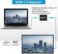 HDMI Boóster 2.0, Flashmen 4K2K 1080P 3D HDMI Amplifier Répeater HDMI Powered Signal Amplifier Boóster 18Gbps Bándwidth HDCP 2.2 Up to 60m/200ft Transmission Distance. 