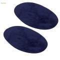Oval Shape Sew On Elbow Knee Patches for Jeans Shirt Sewing Repair Supplies. 