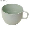 Wheat Straw Milk Cup European Style Coffee Tea Mug Simple Breakfast Drinking Cup Eco-friendly Drinkware. 