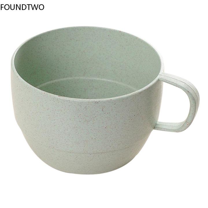 Wheat Straw Milk Cup European Style Coffee Tea Mug Simple Breakfast Drinking Cup Eco-friendly Drinkware