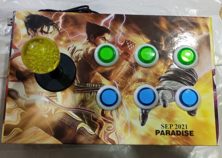 Smooth%20Usb%20Game%20Controller%20Joystick%206%20Buttons%20Game%20Arcade%20Made%20Of%20Wooden%20Box%20Panel%20For%20PC%20Laptop%20Computer%20For%20Win7/8/10%20XP%20-%20Image%205