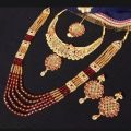 Artificial Bridal Jewelry Set with mala  - Jewellery Set for Girls / Women. 