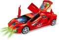 New 3D Fashion Lighting Pullback Play Vehicle Toy Car 26cm - Unisex for Ages 3+. 