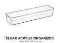 Clear Plastic Drawer Organizers Set, Bathroom and Vanity Drawer Trays, Large Clear Acrylic Kitchen Drawer Stationary Organization and Storage Dividers, Non-Slip Storage Makeup Trays Transparent Cosmetic Organizer Storage Bins for Makeup, Bedroom. 