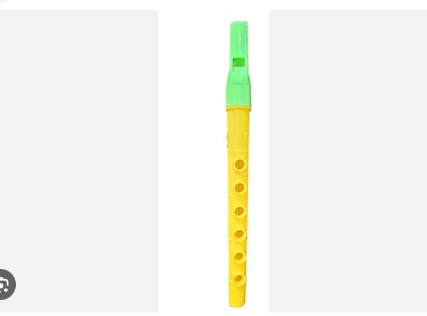 Children's Yellow color small flute 6-hole mini clarinet creative baby musical instrument playing music toy gift