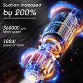 Portable 3 in 1 Mini Car Vacuum Cleaner & Air Blower Cordless Handheld Auto Vacuum Cleaner For Car Interior, Home, Computer. 