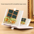 Screen Enlarger High Clearly Widely Compatible Acrylic 10/12 inch Simple Operation Video Amplifier Holder for Watching TV. 