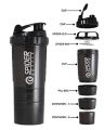 SPIDER BOTTLE PROTEIN & MULTI PURPOSE SHAKER WITH 2GO SOLUTION Strauss Spider Shaker Bottle 500ml. 