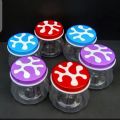 Snack jar (500ml) Masala Boxes Chilli spice Boxes Spice Containers Sugar Pot Masala Rack virgin plastic box high quality air tight jar Nimko jar - Biscuit jar Food Container. 