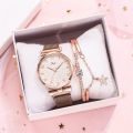 Fopul mall WaterProof luxury ladies magnetic Rose Gold watch Elegant Female Bracelet Watches For Girls Luxury Stylish Watch. 