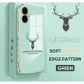 Tecno Camon 19 Neo Fashion Plating Soft Case Maple Leaf Pattern Square Frame Shockproof Phone Back Cover. 