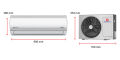 Dawlance 1.5ton 18000 BTU- split Low Voltage Series LVS Pro 30- New latest Model- white. 