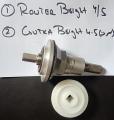 Pack of 2 Router Bright 4/5 + Gutka Bright (4.5 Soot) Washing Machine Parts - P02RG-2. 