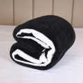 Sherpa Fleece Dual Sided Soft And Plush Reversible Stripe Razai King Size. 