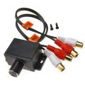 Universal Amplifier Bass RCA Gain Level Volume Control Knob For Car Home Black. 