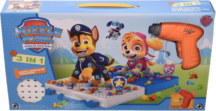 Paw Patrol 3in1 panel puzzle for kids | Daraz.pk
