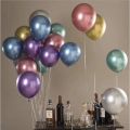 10 Pieces Metallic Balloons For Party Decoration. 